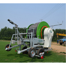 boom and sprinkler hose reel irrigation